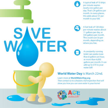 Tips for Saving Water to Celebrate World Water Day on March 22nd | Kitchener ON