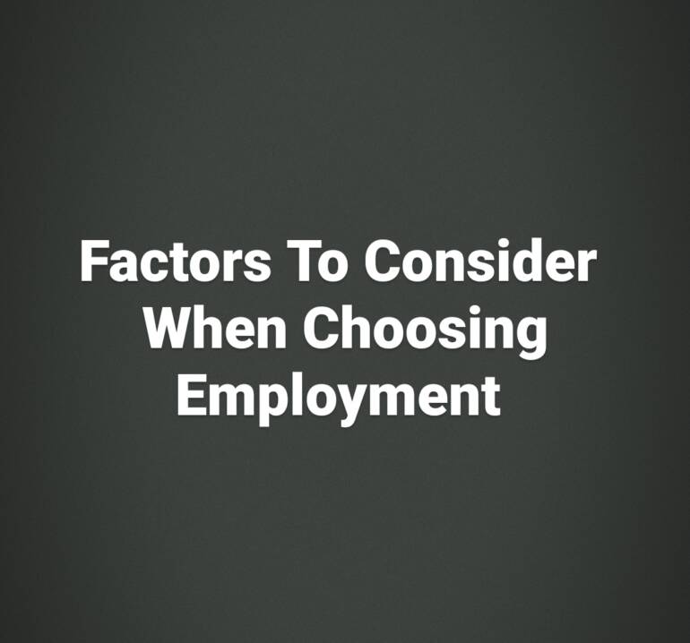 Components To Take into account When Selecting Expert Trades Employment