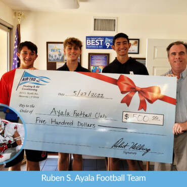 Air-Tro is Proud to Assist Ruben S. Ayala Excessive Faculty’s Soccer Group Golf Event