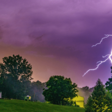 Is it OK to run your air conditioner throughout a thunderstorm?