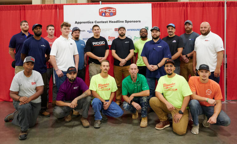 PHCC 2022 Nationwide Apprentice Contest Winners Introduced