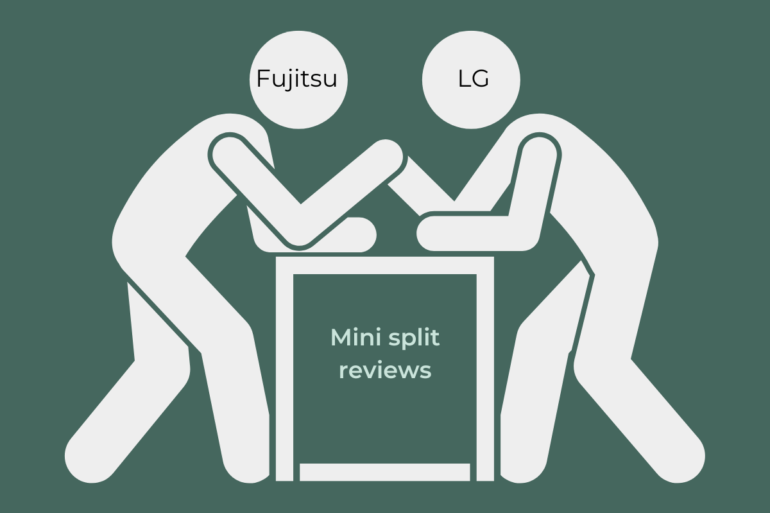 Fujitsu vs. LG mini splits (AC and warmth pump programs)