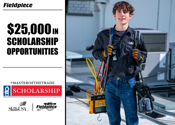 Fieldpiece to Current $25K in Scholarship Funds to Assist Rising Stars within the HVACR Business