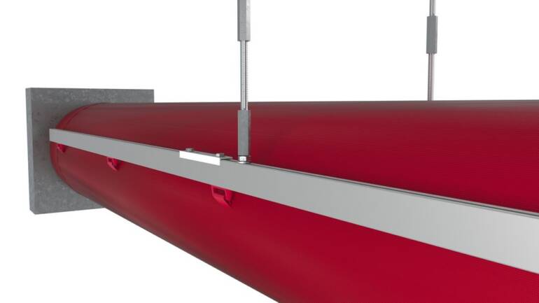 FabricAir Introduces HE Suspension System for Cloth HVAC Ducts in Harsh Environments