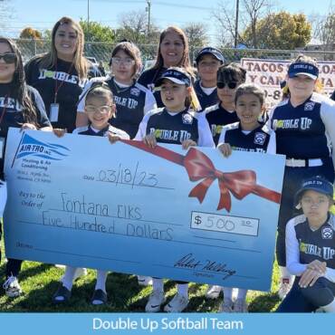 Stepping as much as Help Fontana Elks Lodge Little League