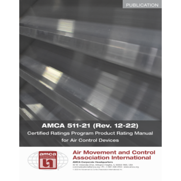 AMCA Updates Air-Management-Gadgets Score Publication 511