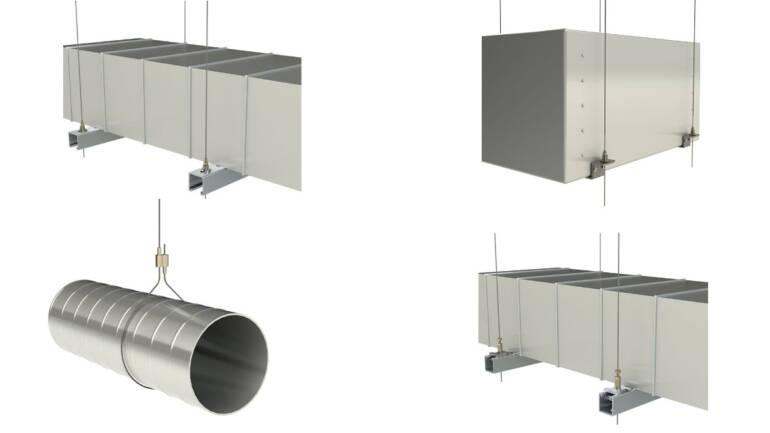 SMACNA Testing & Analysis Institute Approves Griplock's Cable Suspension System for Ductwork