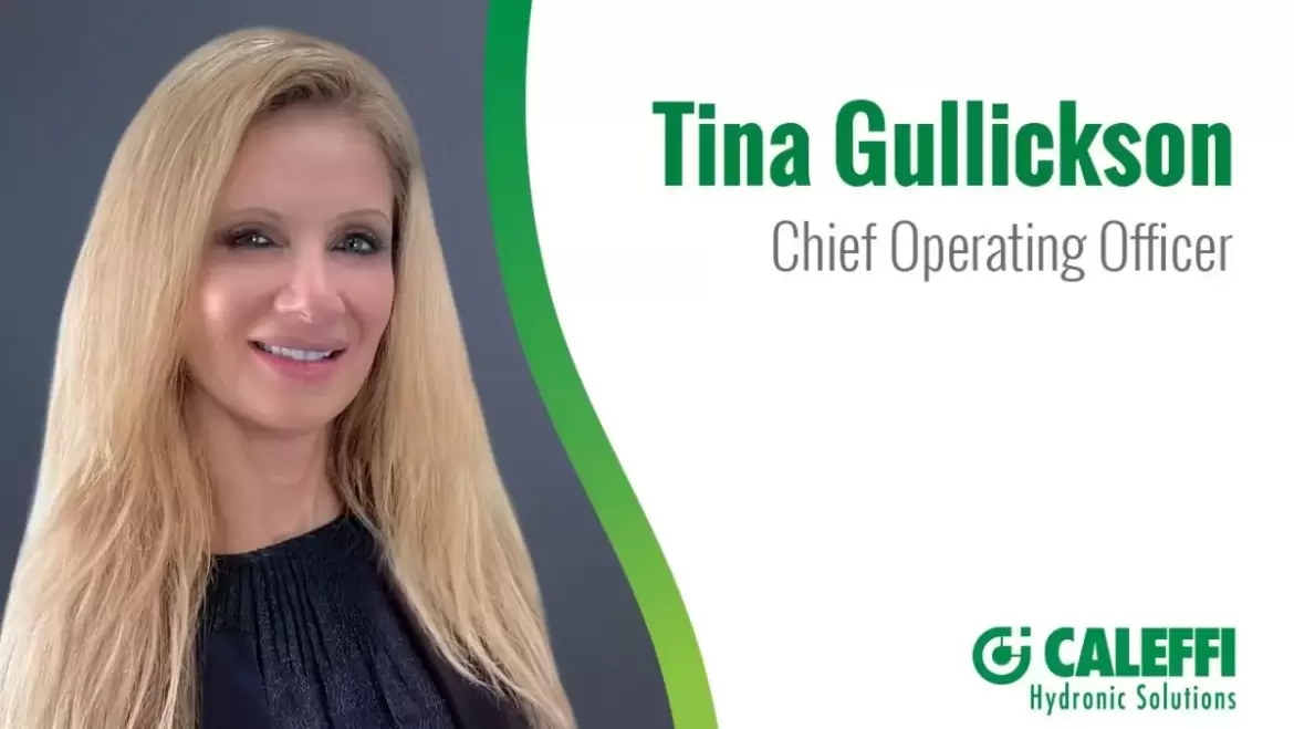 Caleffi Welcomes Tina Gullickson as Chief Working Officer