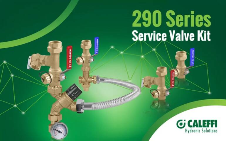 Caleffi Introduces 290 Sequence Service Valve Kits