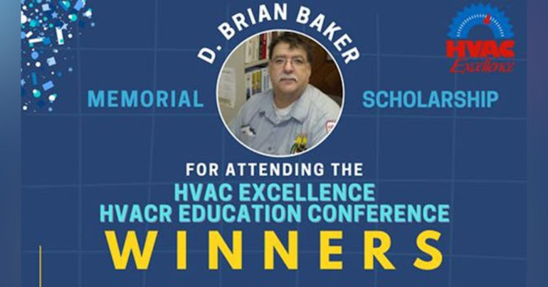 Instructors Win HVAC Excellence Scholarships