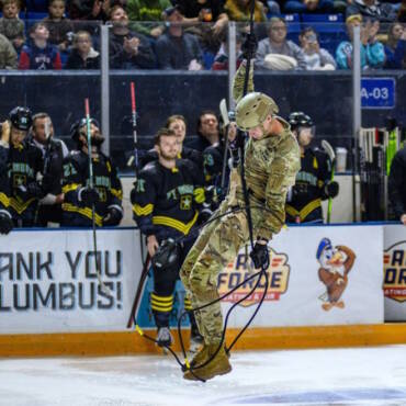 Contractor Sponsors Navy Appreciation Night time at Hockey Sport