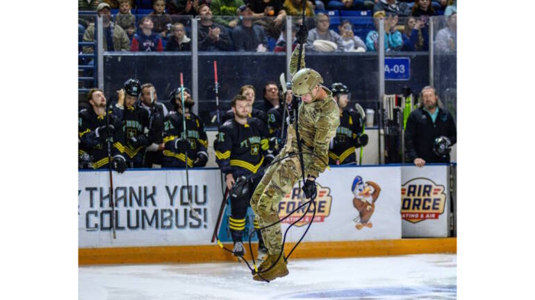 Contractor Sponsors Navy Appreciation Night time at Hockey Sport