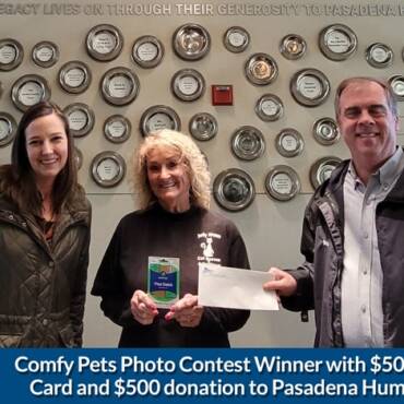 Air-Tro’s “Cozy Pets” Photograph Contest Advantages Pasadena Humane