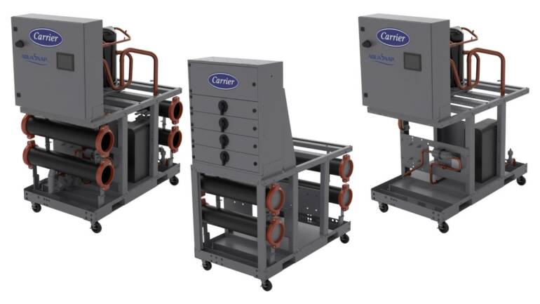 New Controls, New Refrigerant for Compact Provider Chiller