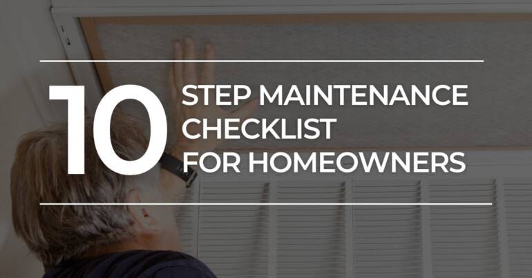 10-Step AC Upkeep Guidelines for Householders