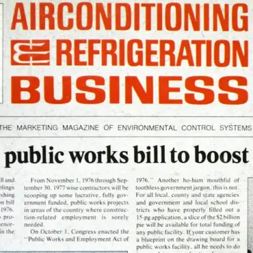 The HVACR World of the 70s