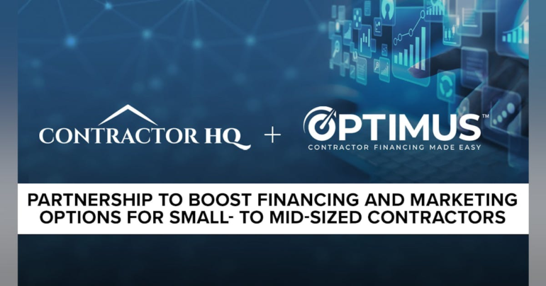 Contractor HQ Allies with OPTIMUS Financing