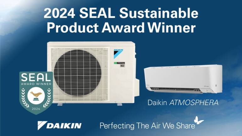 Daikin Wins 2024 SEAL Sustainable Product Award