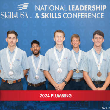 Plumbing Championship Winners Announced for SkillsUSA Competition