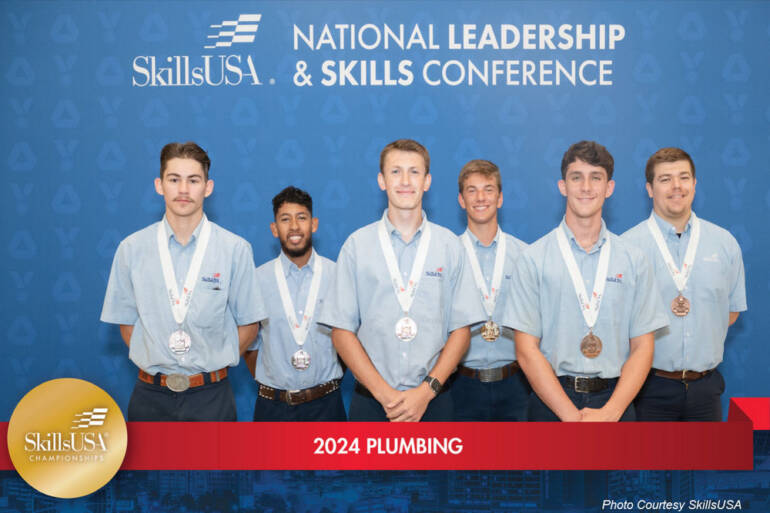 Plumbing Championship Winners Announced for SkillsUSA Competition