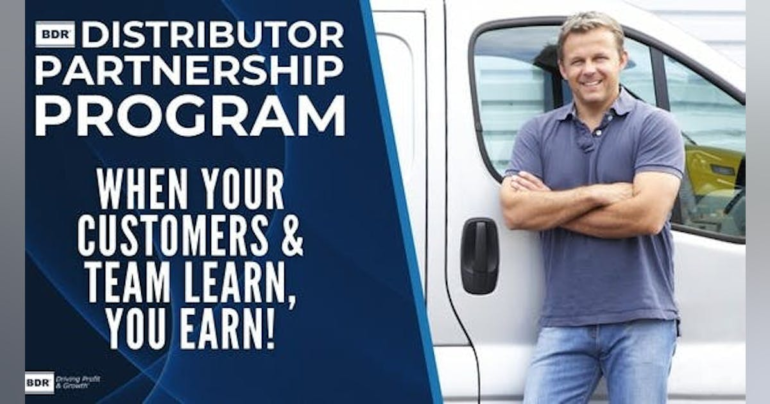 BDR boosts the benefits of training with exclusive Distributor Partnership Program