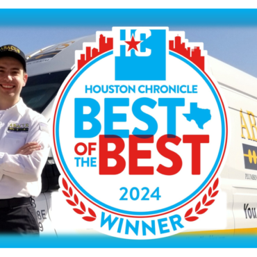 Abacus Plumbing Named Houston Chronicle’s 2024 BEST PLUMBER