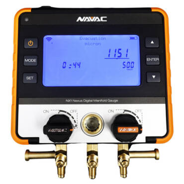 NAVAC Introduces New Digital Manifold Gauge