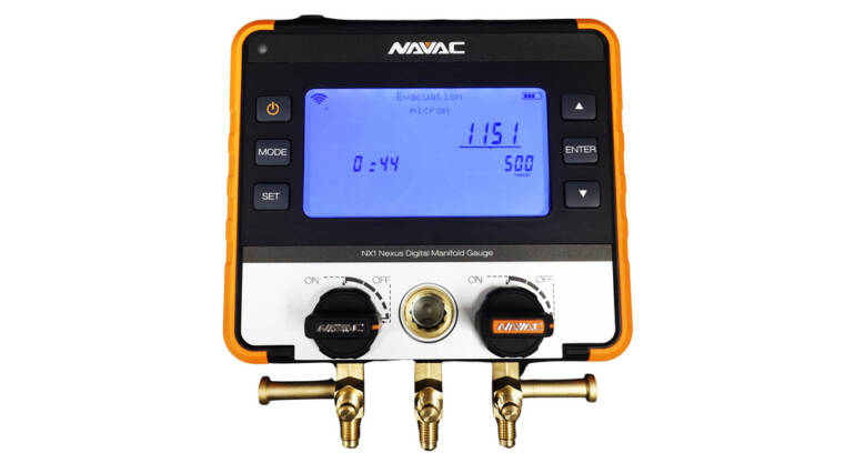 NAVAC Introduces New Digital Manifold Gauge