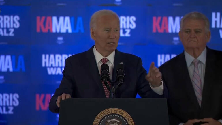 Biden Campaigns for Harris at Sheet Metal Workers Local 19