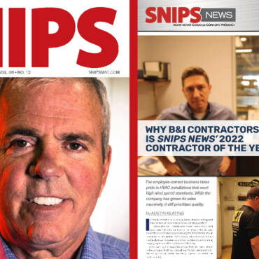 SNIPS NEWS Now Accepting Nominations for Contractor of the Year