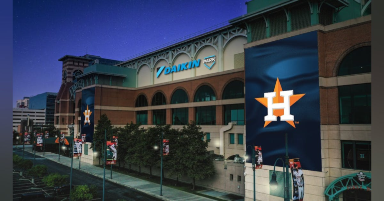 Daikin Secures Naming Rights to Houston Astros Home Field