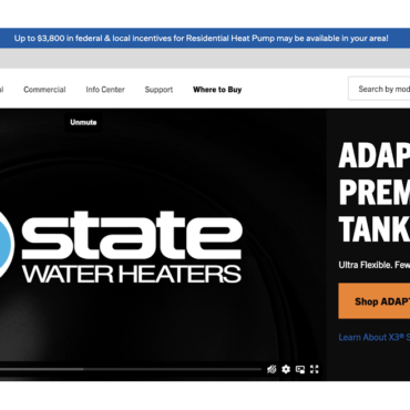 State Water Heaters Launches New Website Featuring Advanced Professional Support