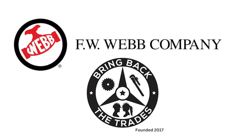 Bring Back the Trades Announces Research Partnership with F.W. Webb to Address Skills Gap in the Trades