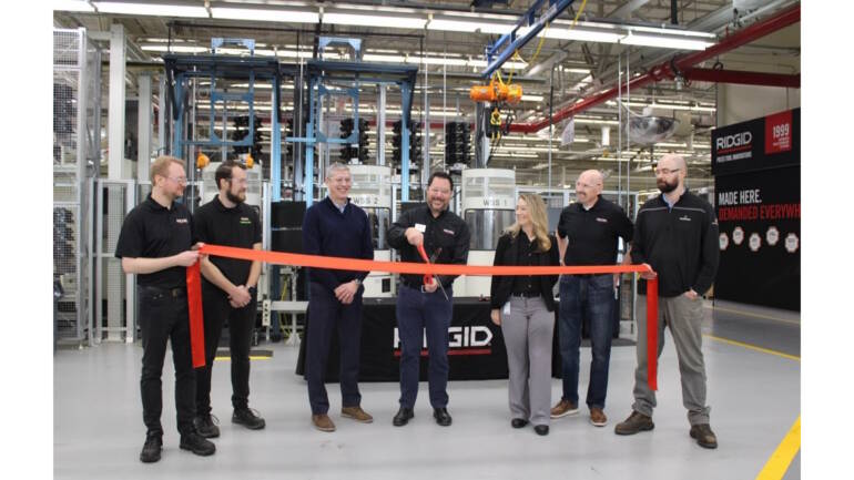 Ridgid Expands Press Jaw Production at Ohio Facility