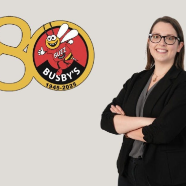 Busby’s Celebrates 80 Years in Business, Welcomes Third Generation President, Kristen Munn