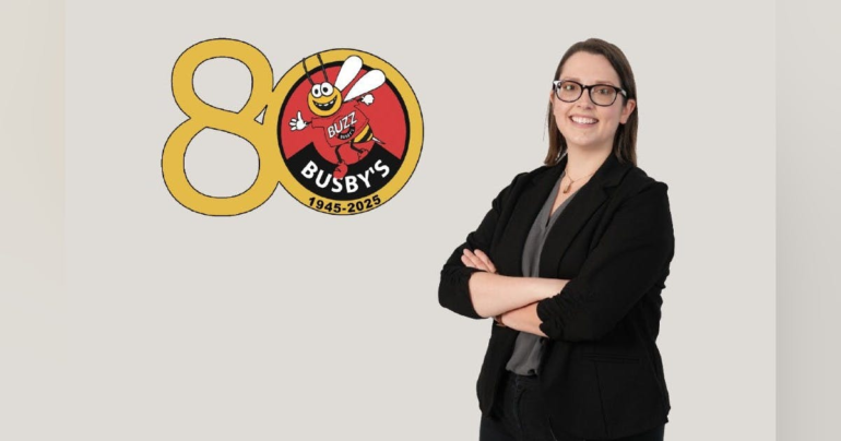 Busby’s Celebrates 80 Years in Business, Welcomes Third Generation President, Kristen Munn