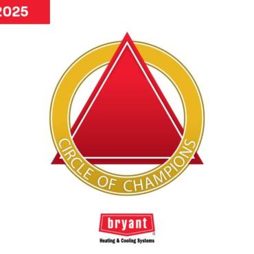 McKeon Heating, Air & Plumbing Named to Circle of Champions by Bryant Heating & Cooling Systems