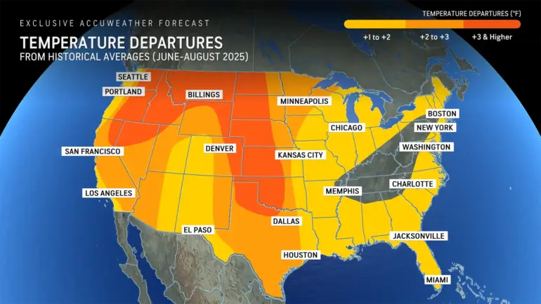 2025 Summer Weather Forecast | ACHR News
