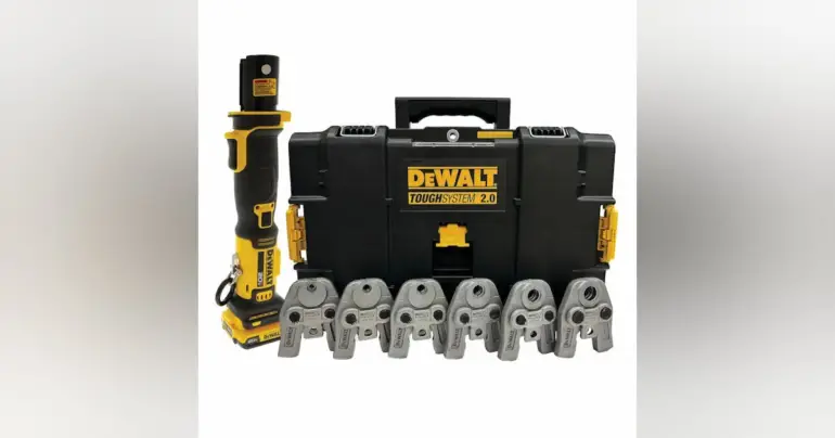 NIBCO Announces DEWALT Tool and Jaw Set for NIBCO PressACR Fittings