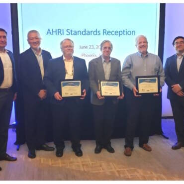 Trio honored with AHRI’s Standards Achievement Award