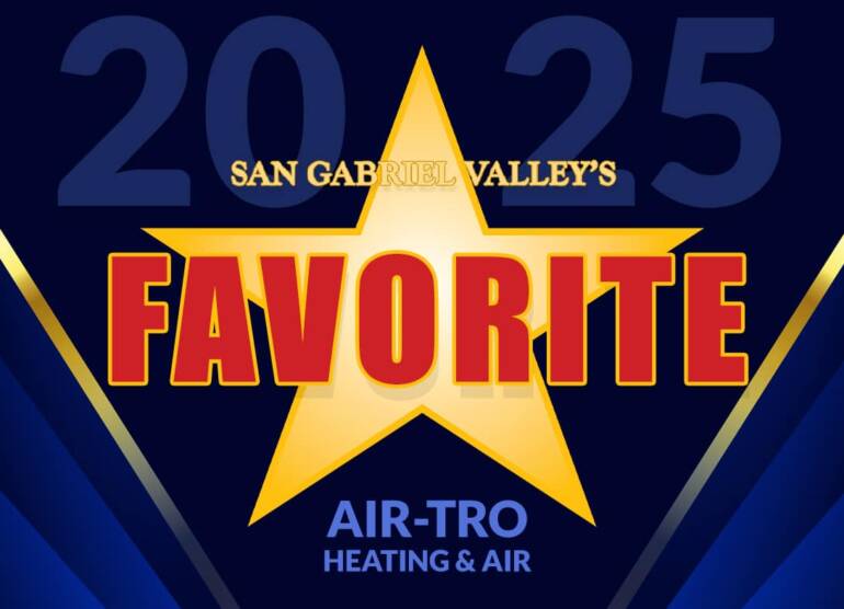 Air-Tro Wins Again in 2025 Readers’ Choice Awards—Recognized as San Gabriel Valley’s Favorite Heating & Cooling Company