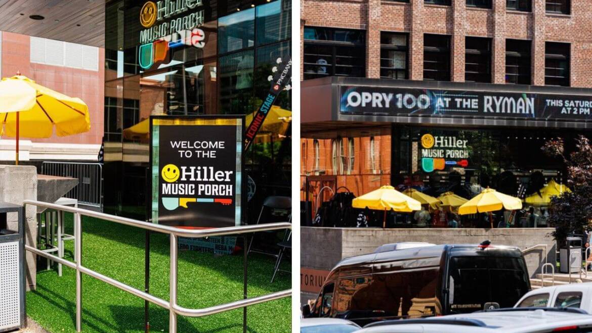Hiller & Ryman Auditorium Open Hiller Music Porch