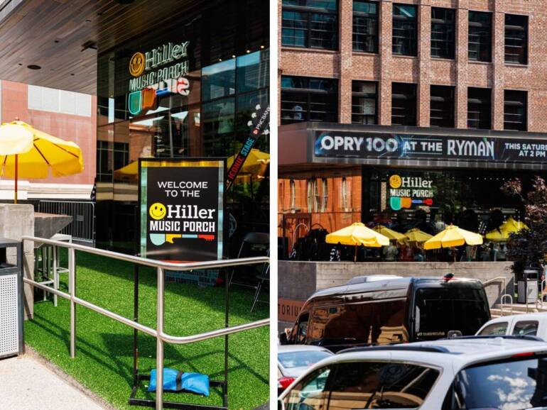 Hiller & Ryman Auditorium Open Hiller Music Porch