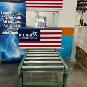 First Ice Air Heat Pump Units Roll Off the Line in Spartanburg, South Carolina