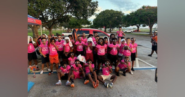Air Pros USA Sponsors Youth Football Team for Breast Cancer Awareness