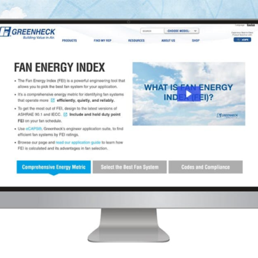Greenheck Launches Fan Energy Index Resource Page for HVAC Professionals