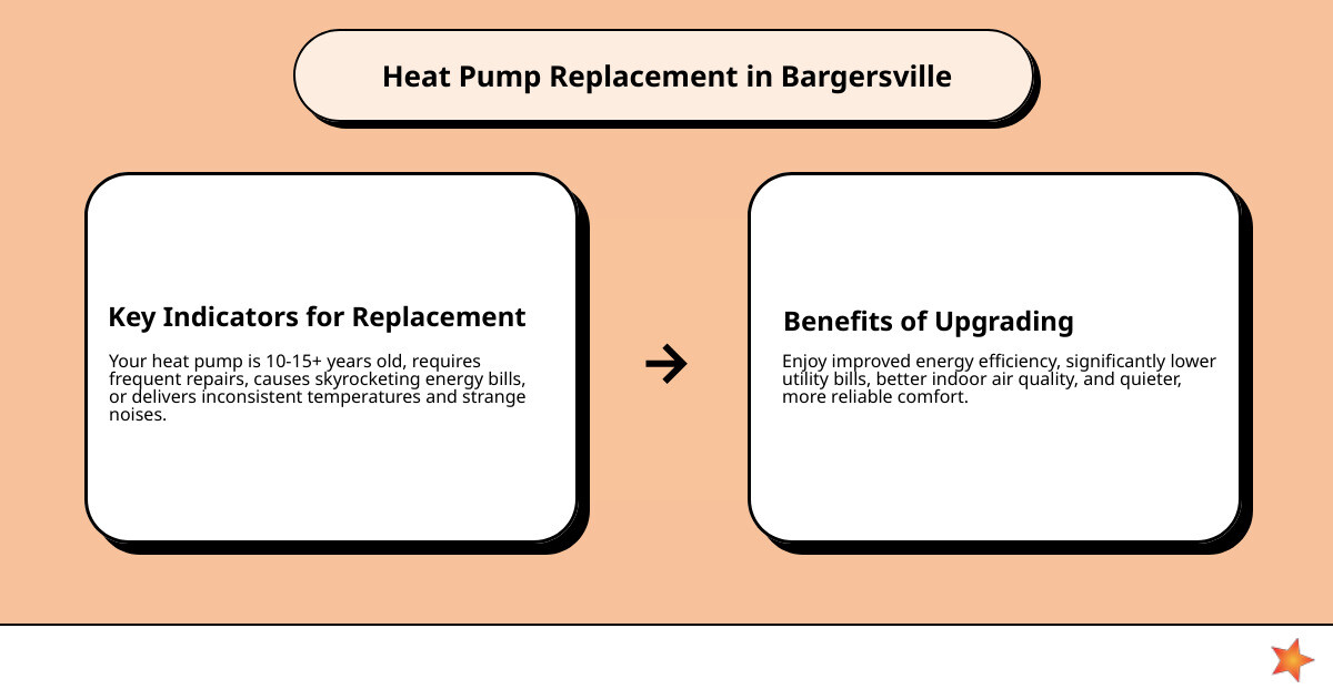 Heat pump replacement in bargersville in: 1st Choice!