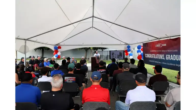 Lennox Celebrates 100th Graduating Class of Lennox NAS Build-A-Tech Program