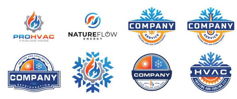 The Flame and Snowflake Trap: Why Your HVAC Logo Looks Like Everyone Else’s