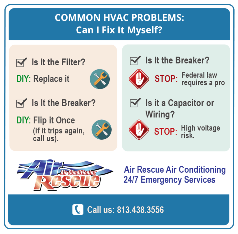 Common HVAC problems in Tampa Bay Homes